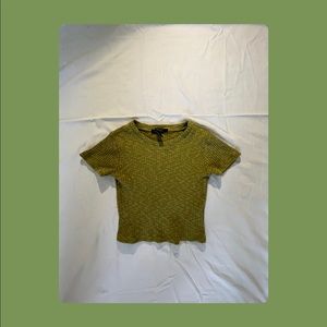 Forever 21 cropped, knit, t shirt
